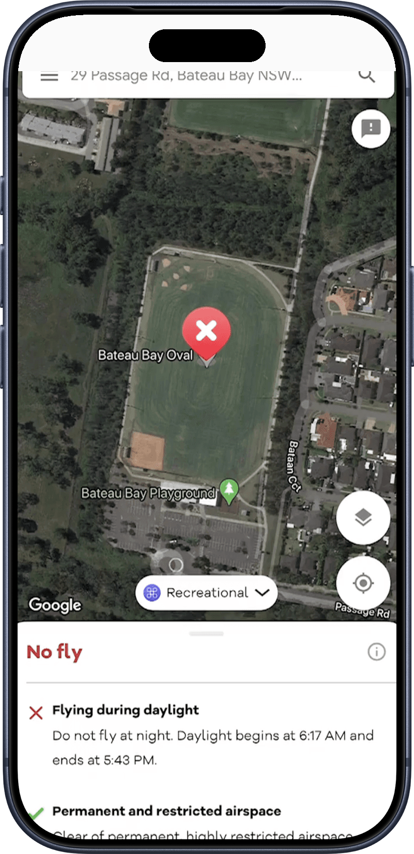 OpenSky no-fly zones